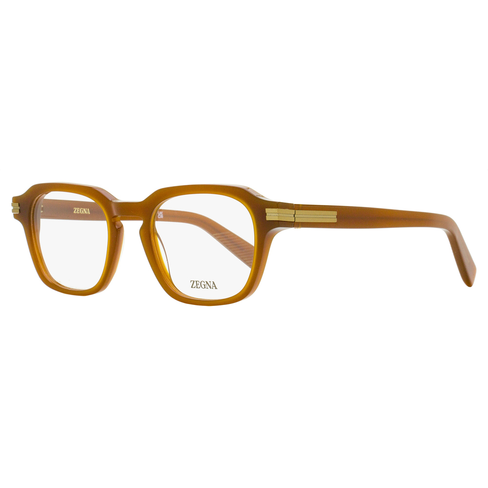 Zegna Modern Keyhole Eyeglasses EZ5282 045 Brown 50mm